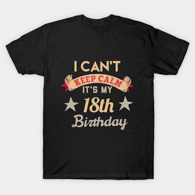 18th birthday gift T-Shirt by Design stars 5